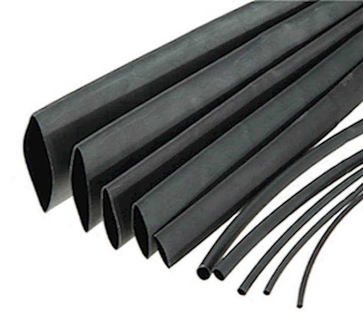 Adhesive Lined Dual Wall Heatshrink Black 12mm (HSA.12/BLACK)